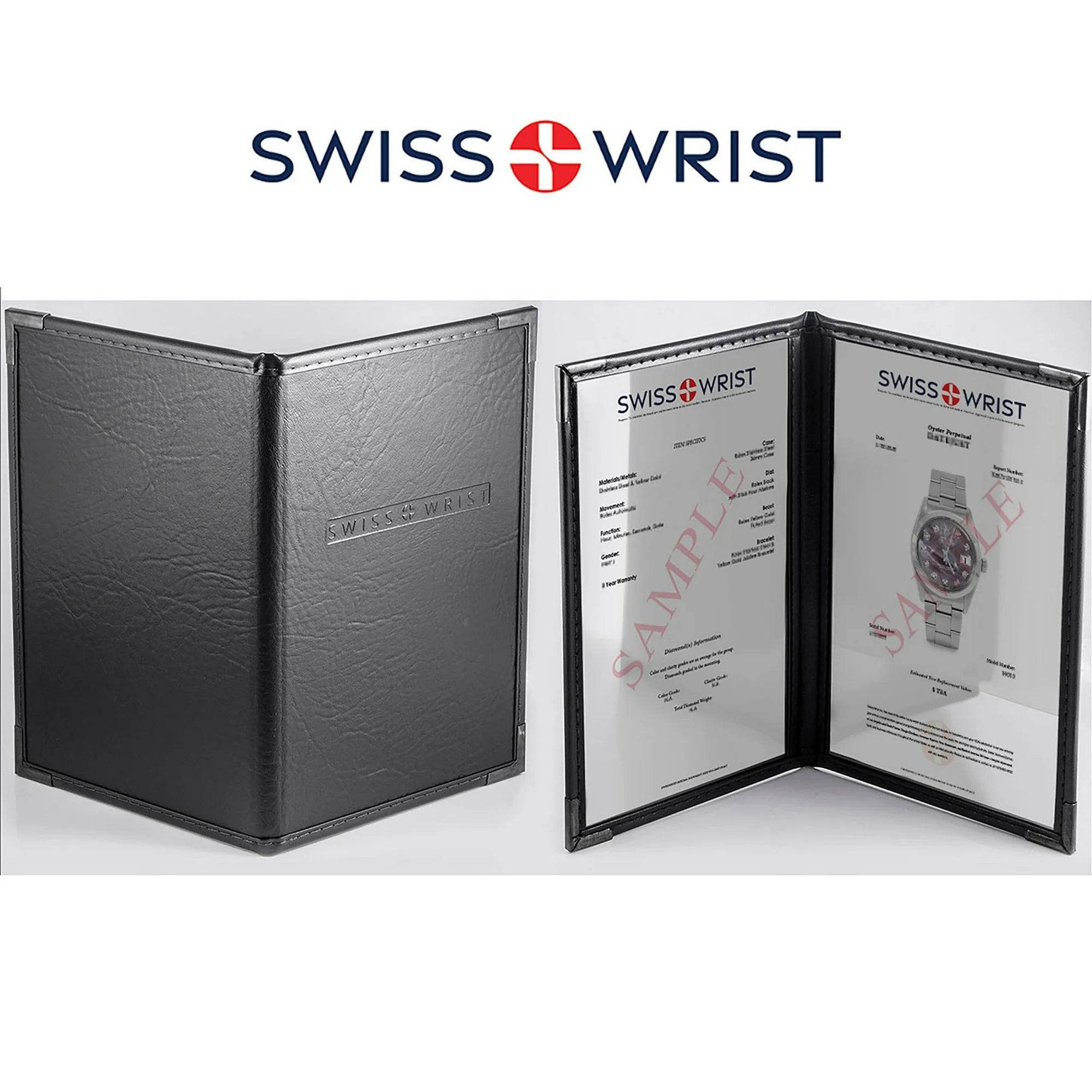 Pre-Owned Rolex 1500 Men's 34mm Date Watch, Custom Black Mother of Pearl Diamond Dial & Rolex Stainless Steel Smooth / Domed Bezel on Rolex Stainless Steel Oyster Band