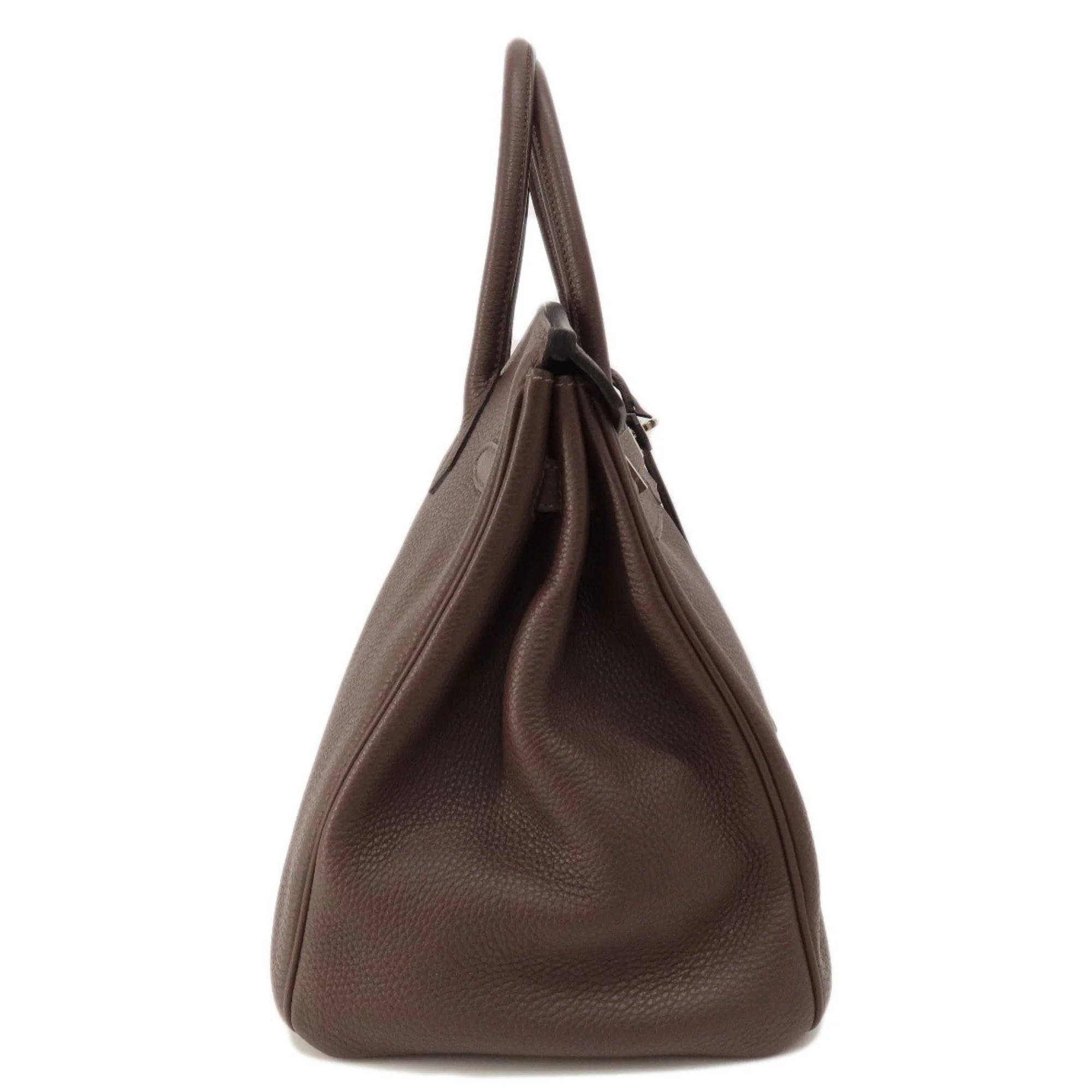 Pre-Owned Hermes Birkin 35 Dark Brown Handbag Togo Women's HERMES (Good)