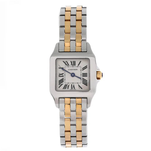 Cartier Santos Demoiselle Quartz Watch Stainless Steel and Yellow Gold 20