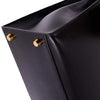 Hermes Kelly Handbag Noir Box Calf with Gold Hardware 28