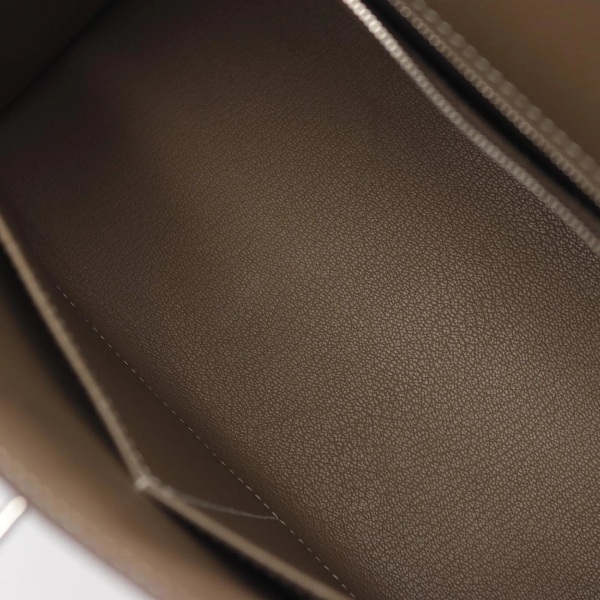 Pre-Owned Hermes Kelly 28 Handbag Bag Epsom Leather Women's Beige (Good)