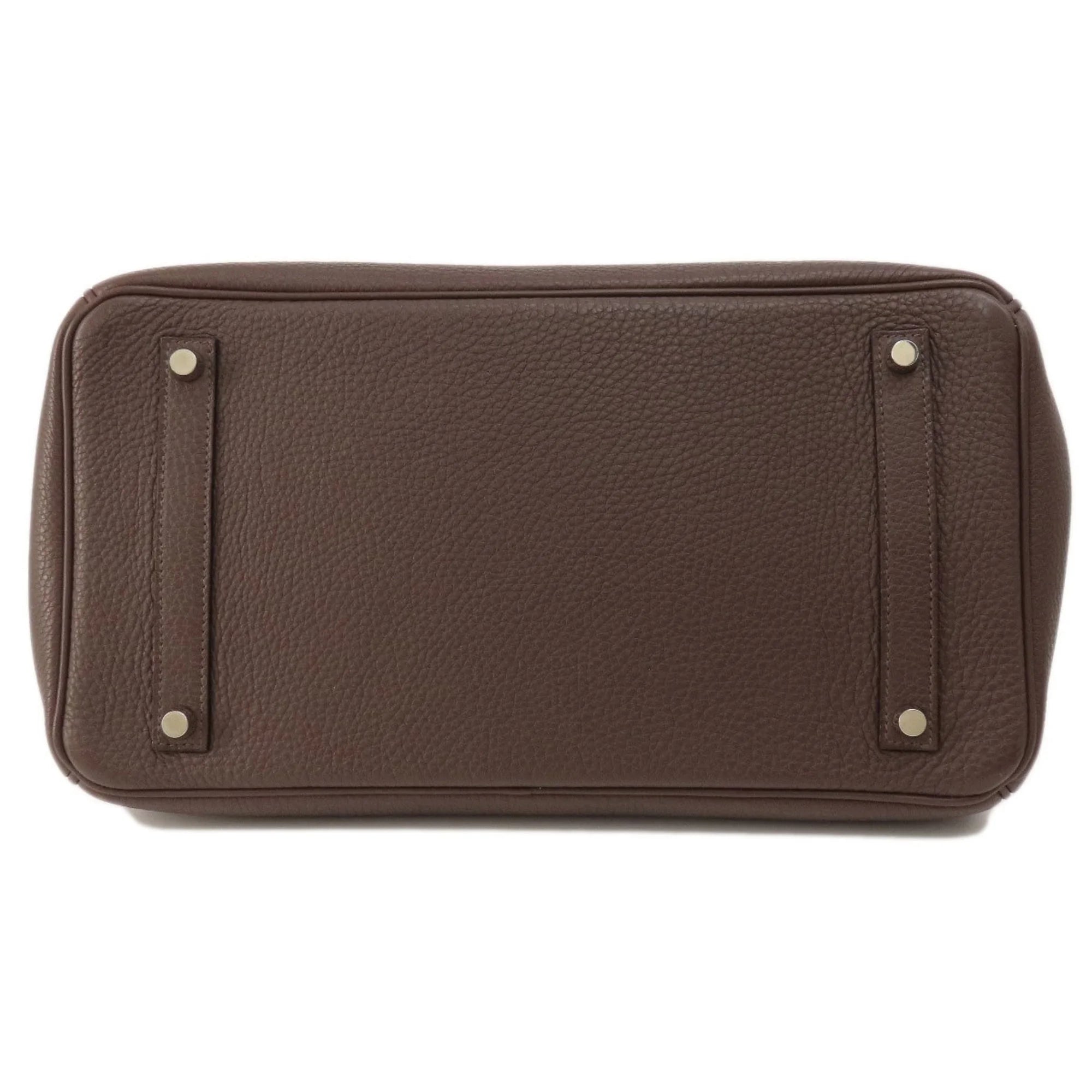 Pre-Owned Hermes Birkin 35 Dark Brown Handbag Togo Women's HERMES (Good)