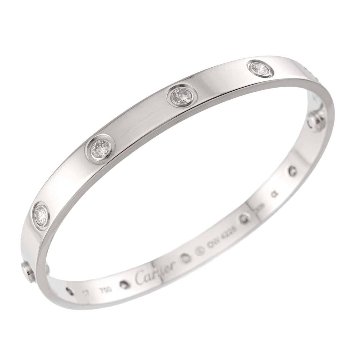 Love Bracelet 18K White Gold with Diamonds