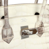 Hermès Birkin 30 Himalaya Niloticus Crocodile Palladium Hardware