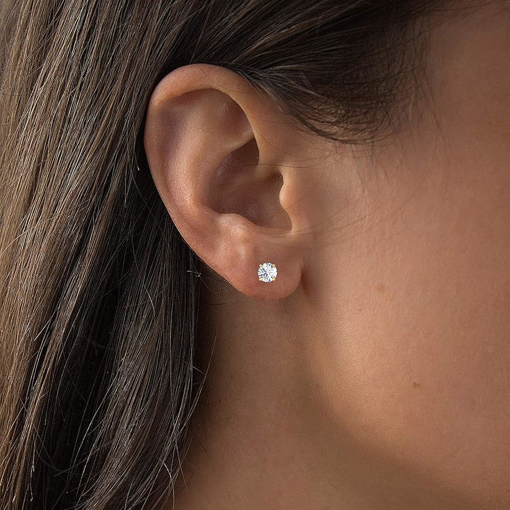 2.00 CTW AGI Certified Lab-Grown Diamond Stud Earrings | G/VS | USA Handcrafted Fine Jewelry-4