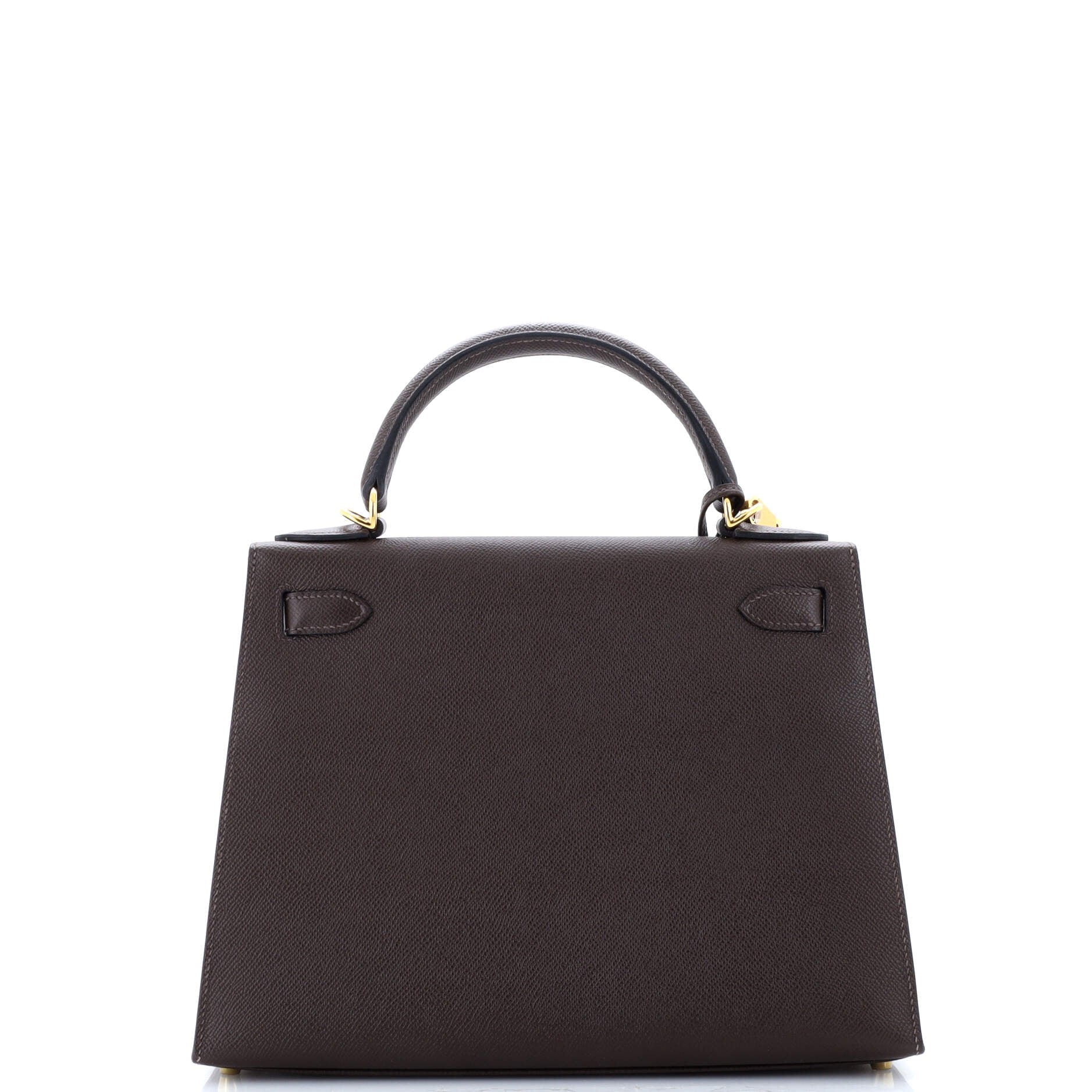 Pre-Owned Kelly Handbag Chocolat Epsom with Gold Hardware 28