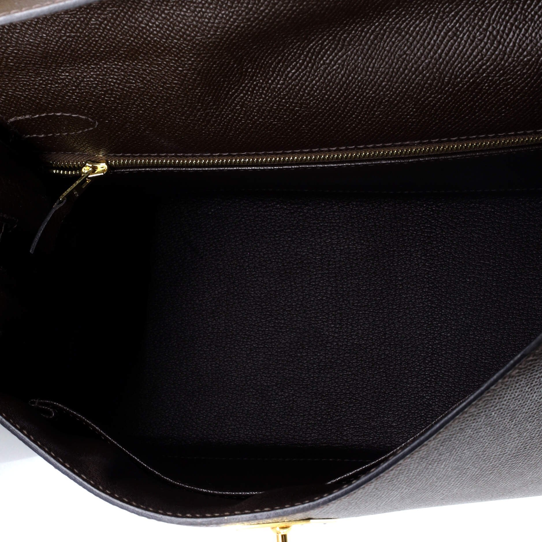 Pre-Owned Kelly Handbag Chocolat Epsom with Gold Hardware 28