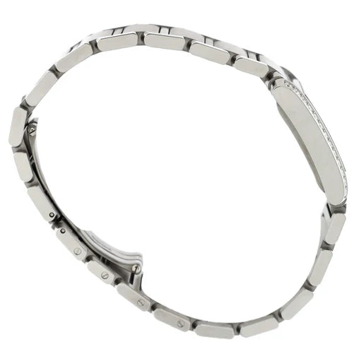 Cartier Tank Francaise Quartz Watch Stainless Steel with Diamond Bezel 25