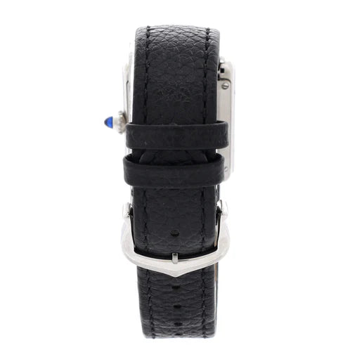 Cartier Must de Cartier Tank Quartz Watch Stainless Steel and Leather 22