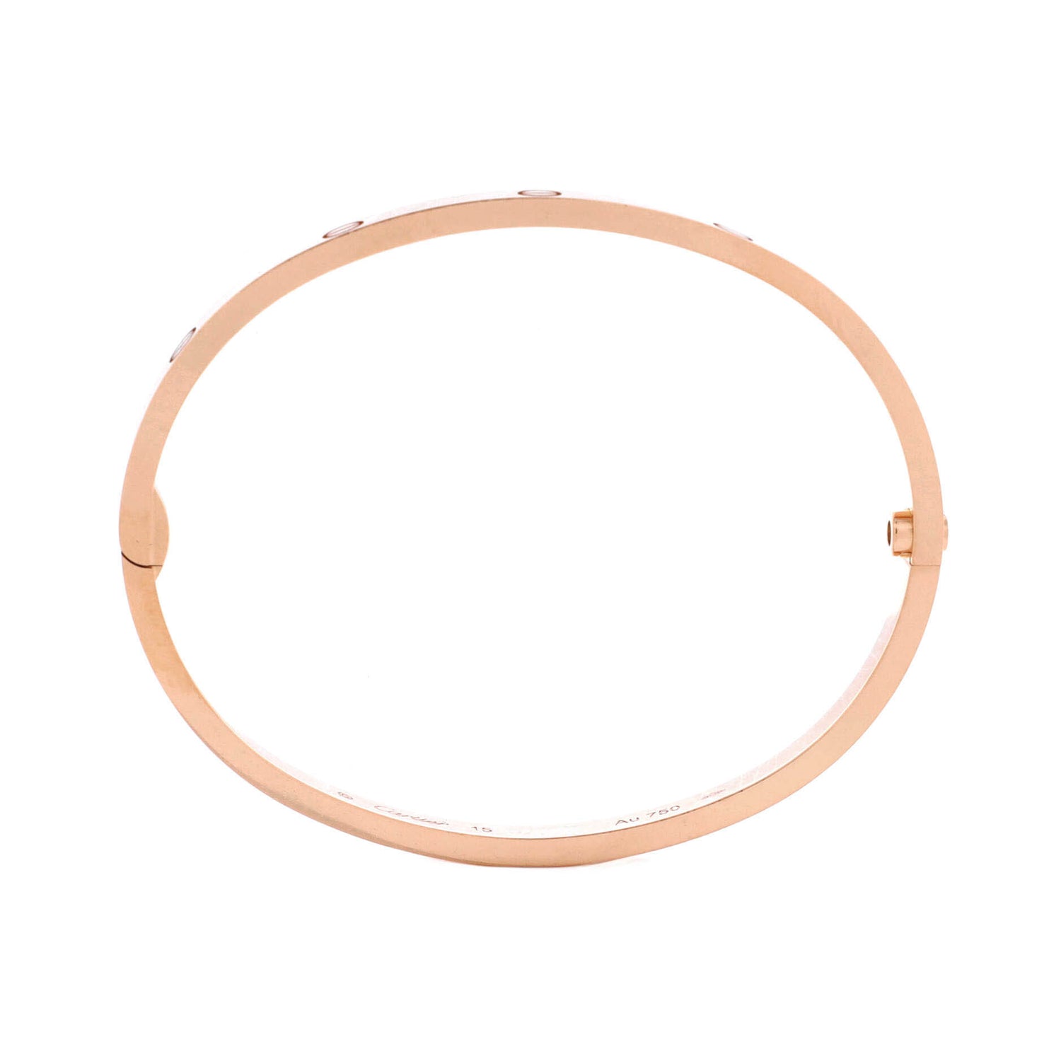 Love Bracelet 18K Rose Gold Small 15