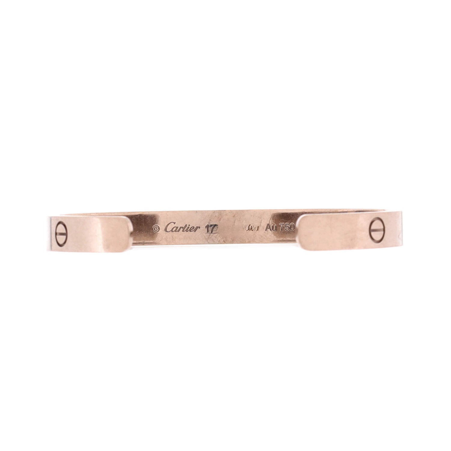 Love Cuff Bracelet 18K White Gold