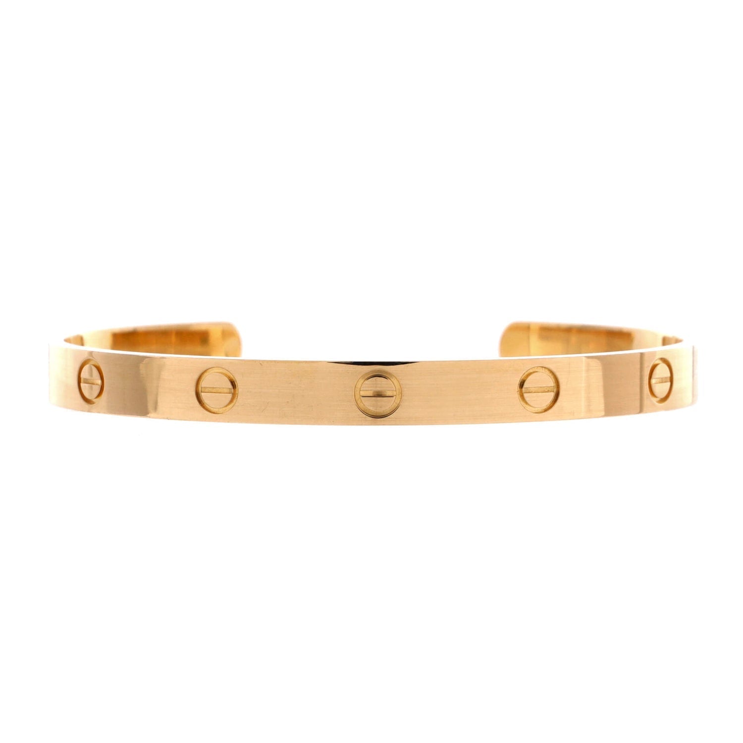 Love Cuff Bracelet 18K Yellow Gold