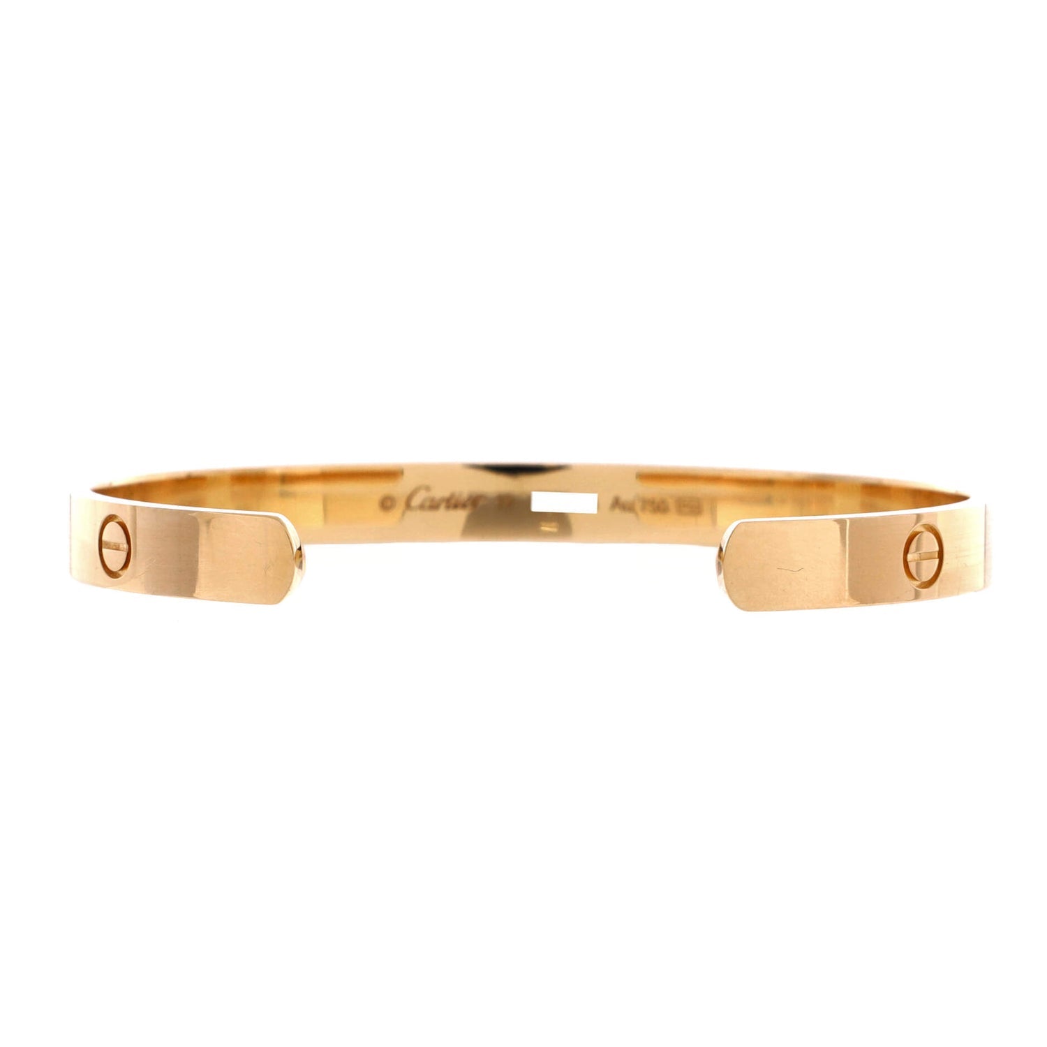 Love Cuff Bracelet 18K Yellow Gold