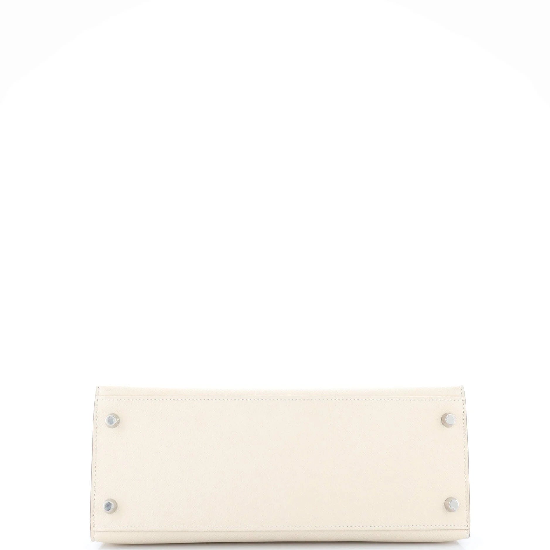 Pre-Owned Kelly Handbag Light Epsom with Palladium Hardware 28