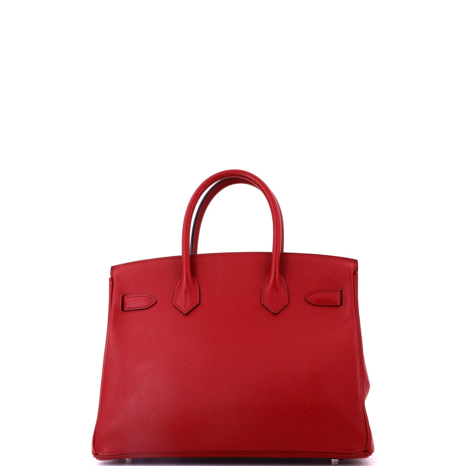 Hermes Birkin Handbag Rouge Grenat Epsom with Palladium Hardware 30