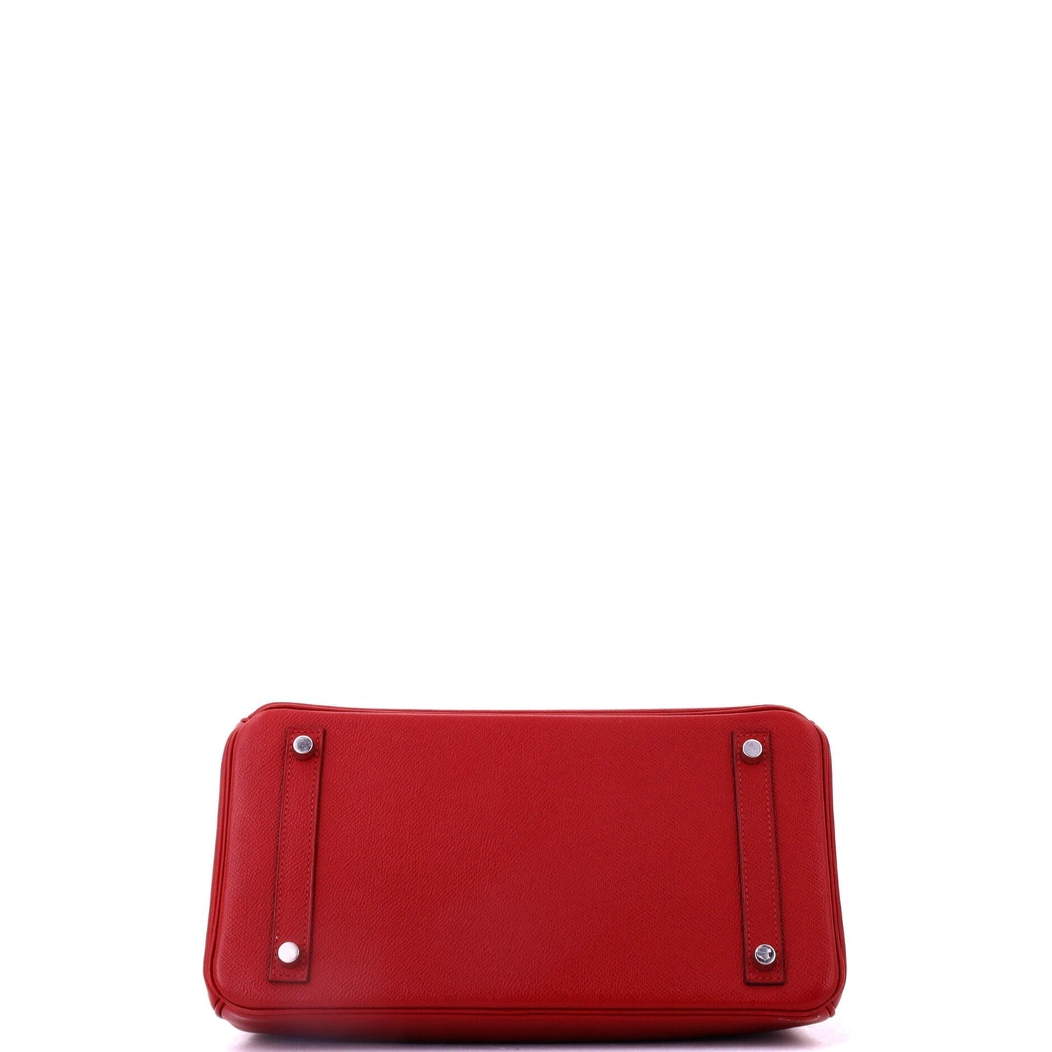 Hermes Birkin Handbag Rouge Grenat Epsom with Palladium Hardware 30