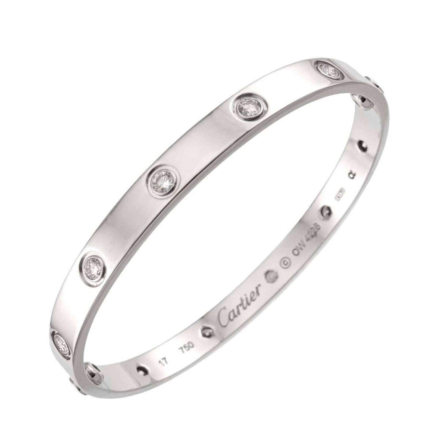 Love Bracelet 18K White Gold with Diamonds