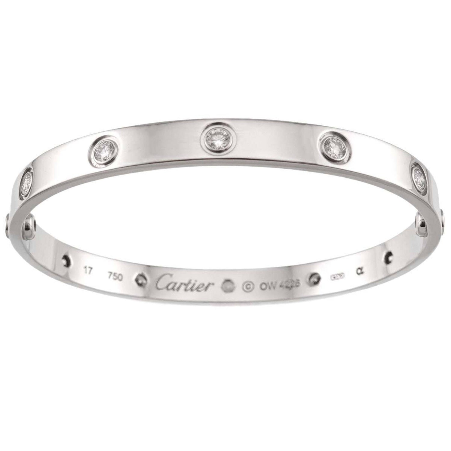 Love Bracelet 18K White Gold with Diamonds