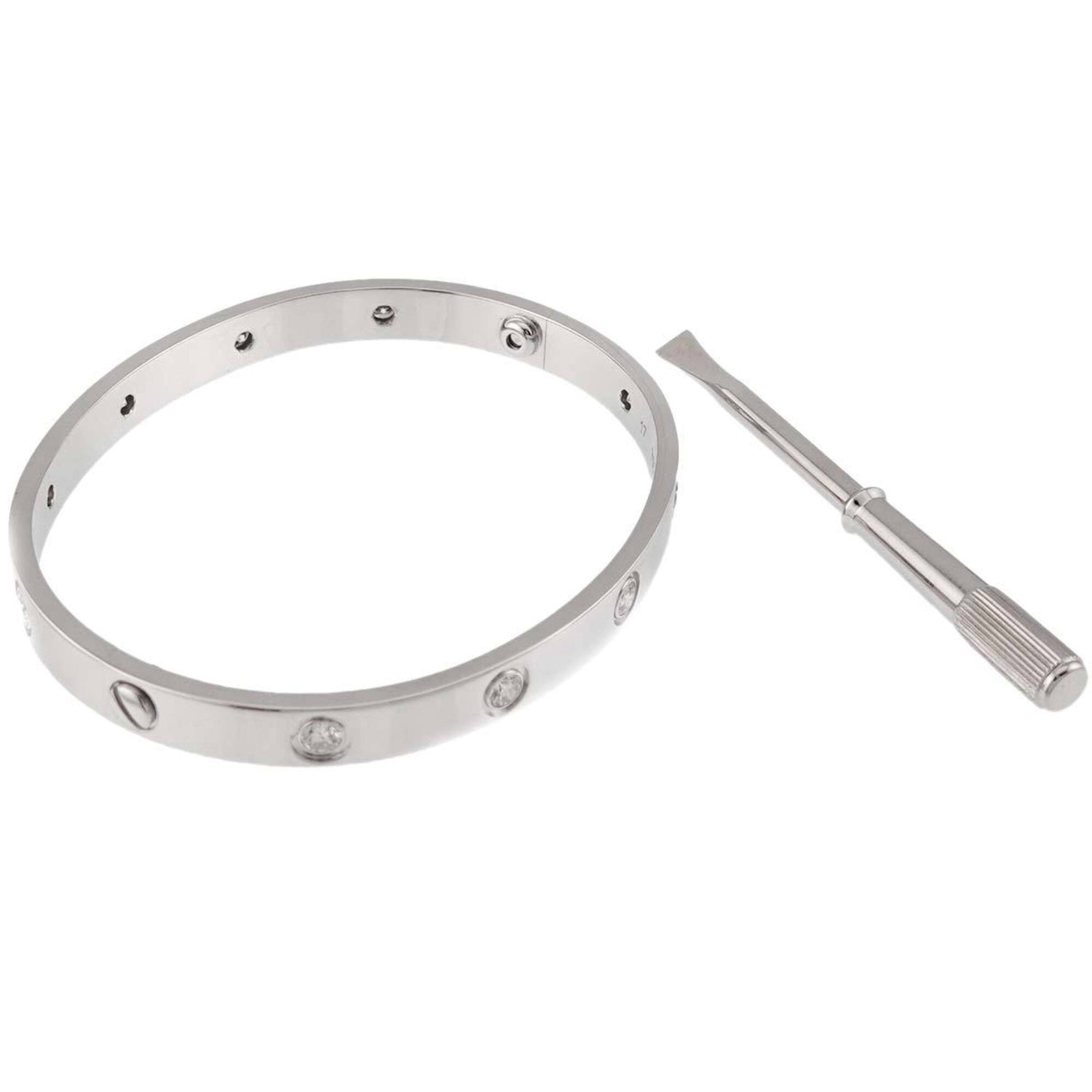 Love Bracelet 18K White Gold with Diamonds