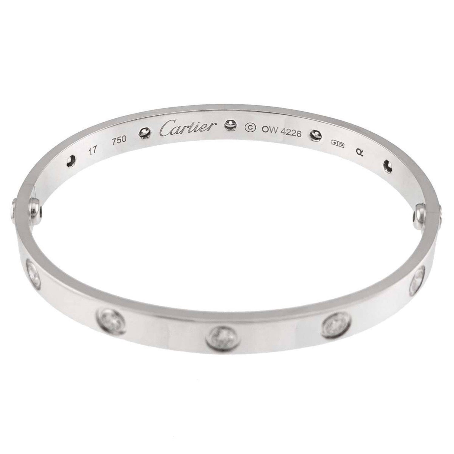 Love Bracelet 18K White Gold with Diamonds