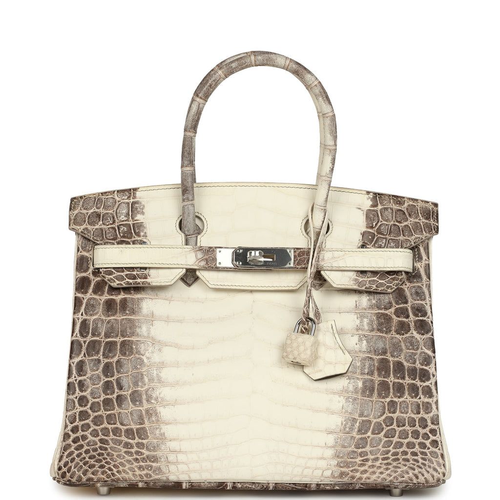 Hermès Birkin 30 Himalaya Niloticus Crocodile Palladium Hardware