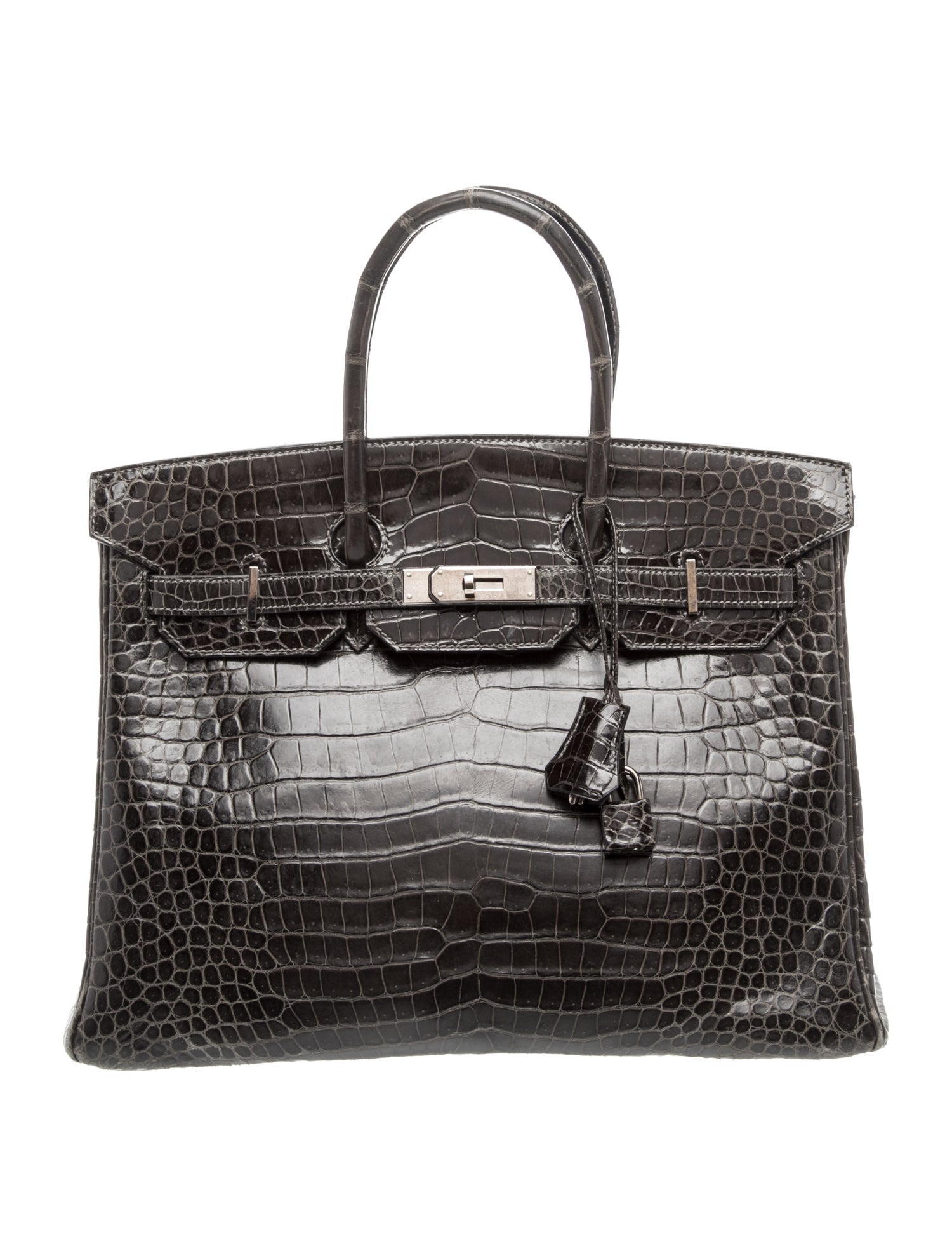 Hermès  2006 Shiny Porosus Crocodile Birkin 35