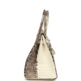Hermès Birkin 30 Himalaya Niloticus Crocodile Palladium Hardware