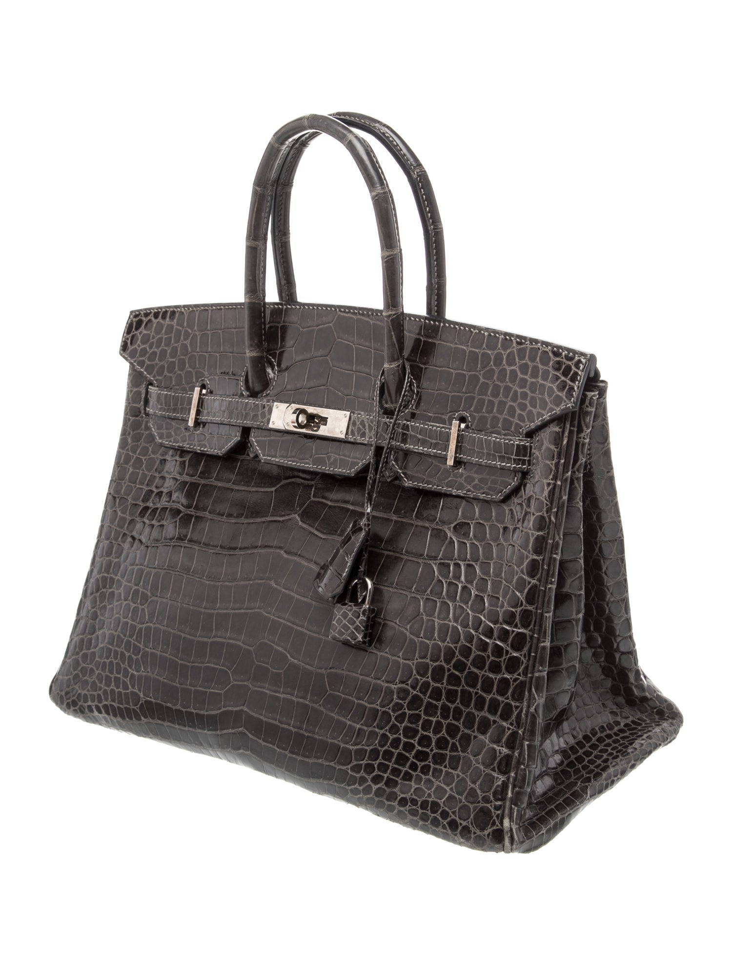 Hermès  2006 Shiny Porosus Crocodile Birkin 35