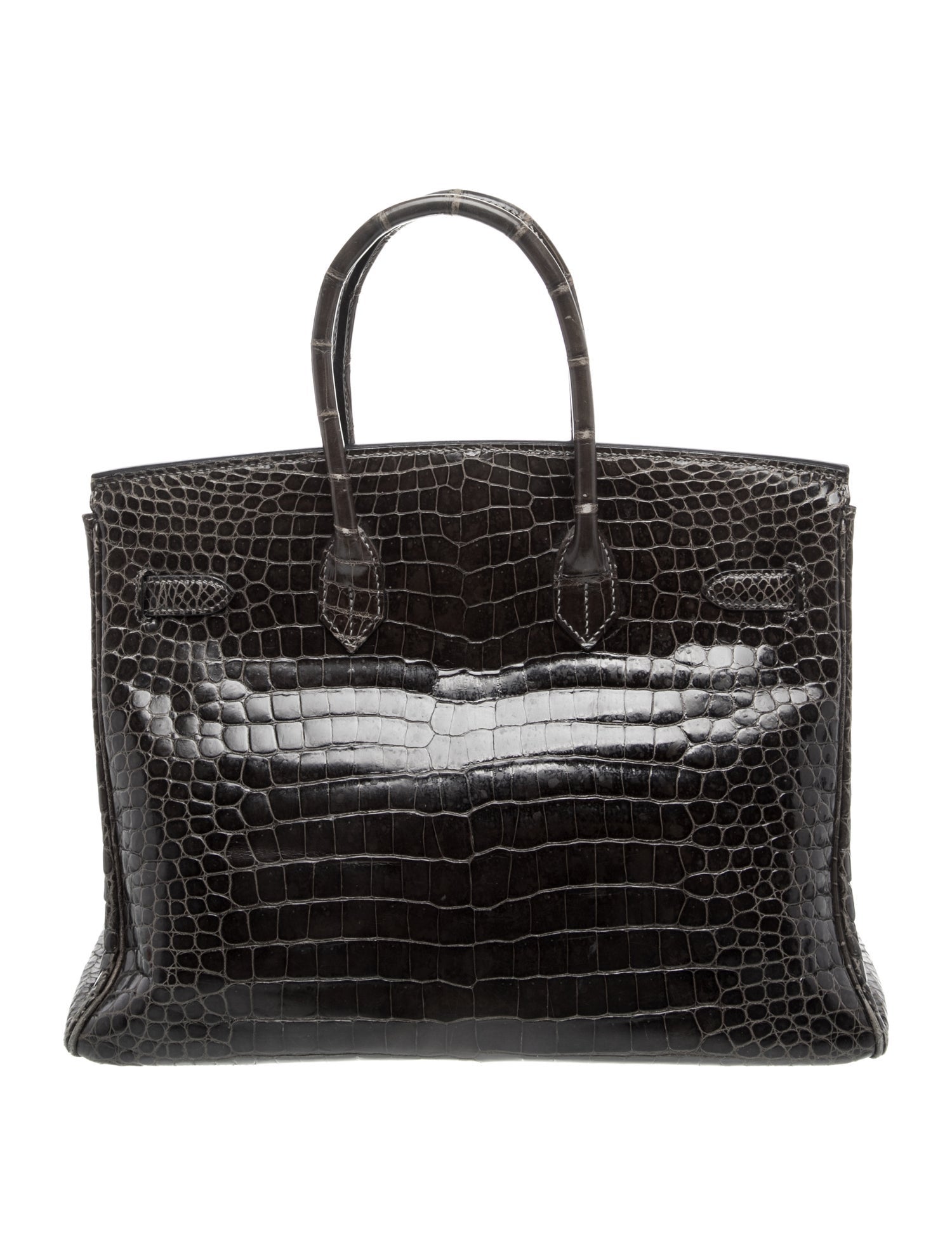Hermès  2006 Shiny Porosus Crocodile Birkin 35