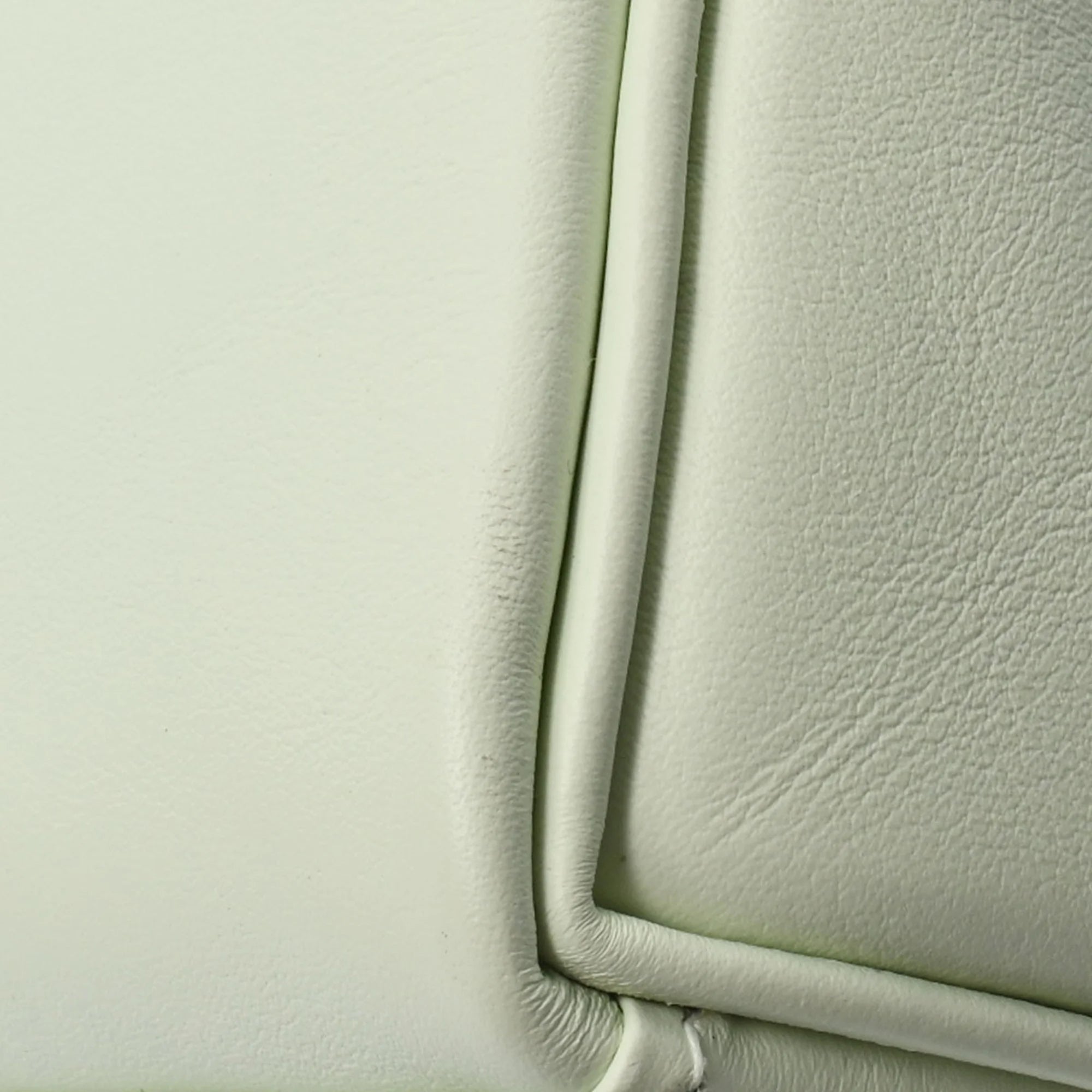 Pre-Owned HERMES Kelly 25 Inner Stitching Vert Fizz Palladium Hardware - U Stamp (Around 2022) Women's Swift Handbag (Good)