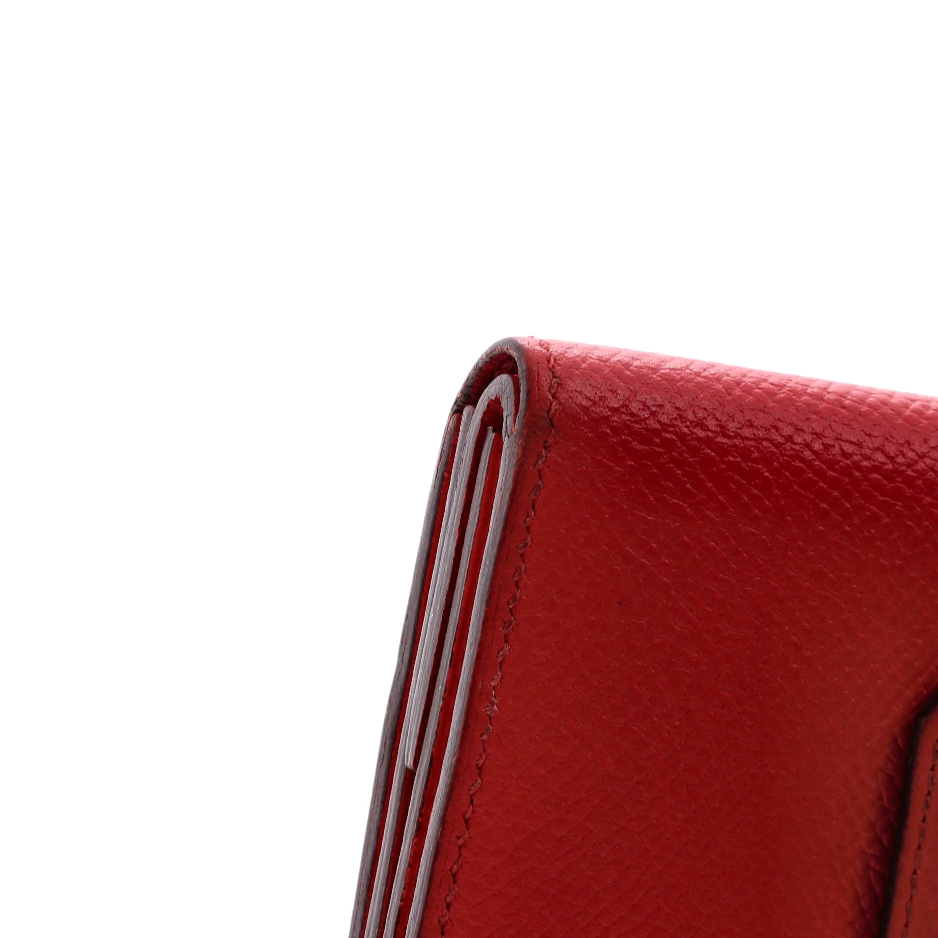 Pre-Owned Bearn Card Case Epsom